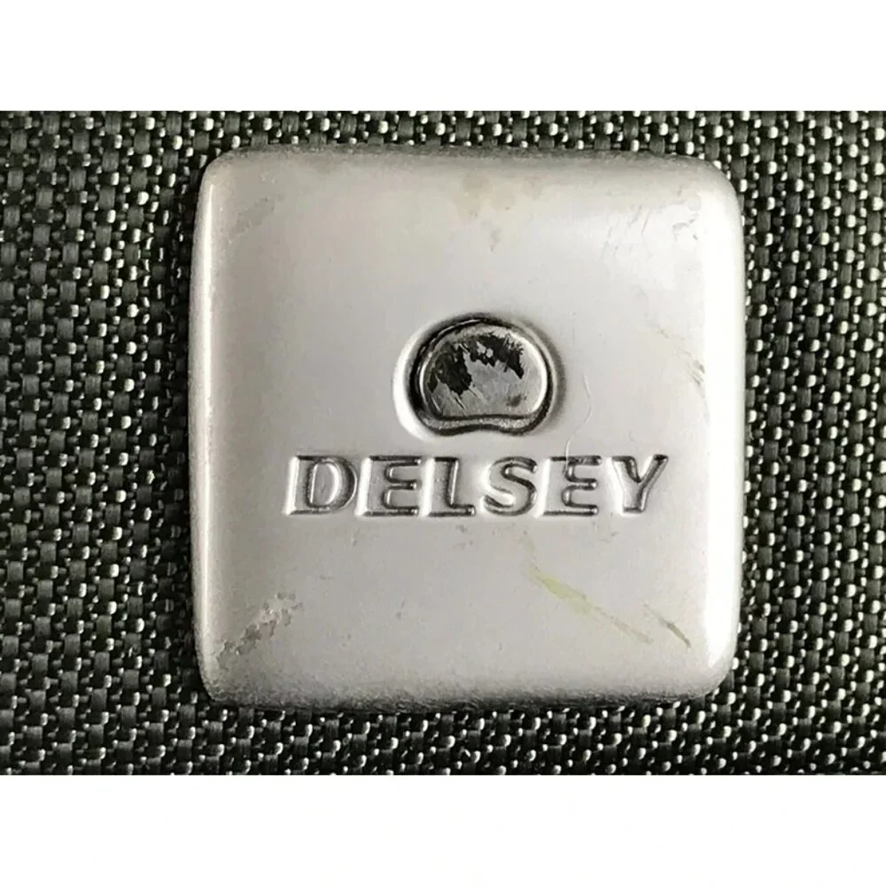 Delsey‎ Unisex Adults Green Outer Zip Pocket Double Top Handle Luggage Bag
